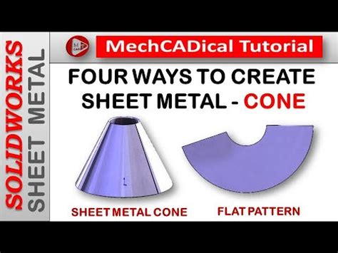 how to cut a cone from sheet metal|sheet metal transition layout.